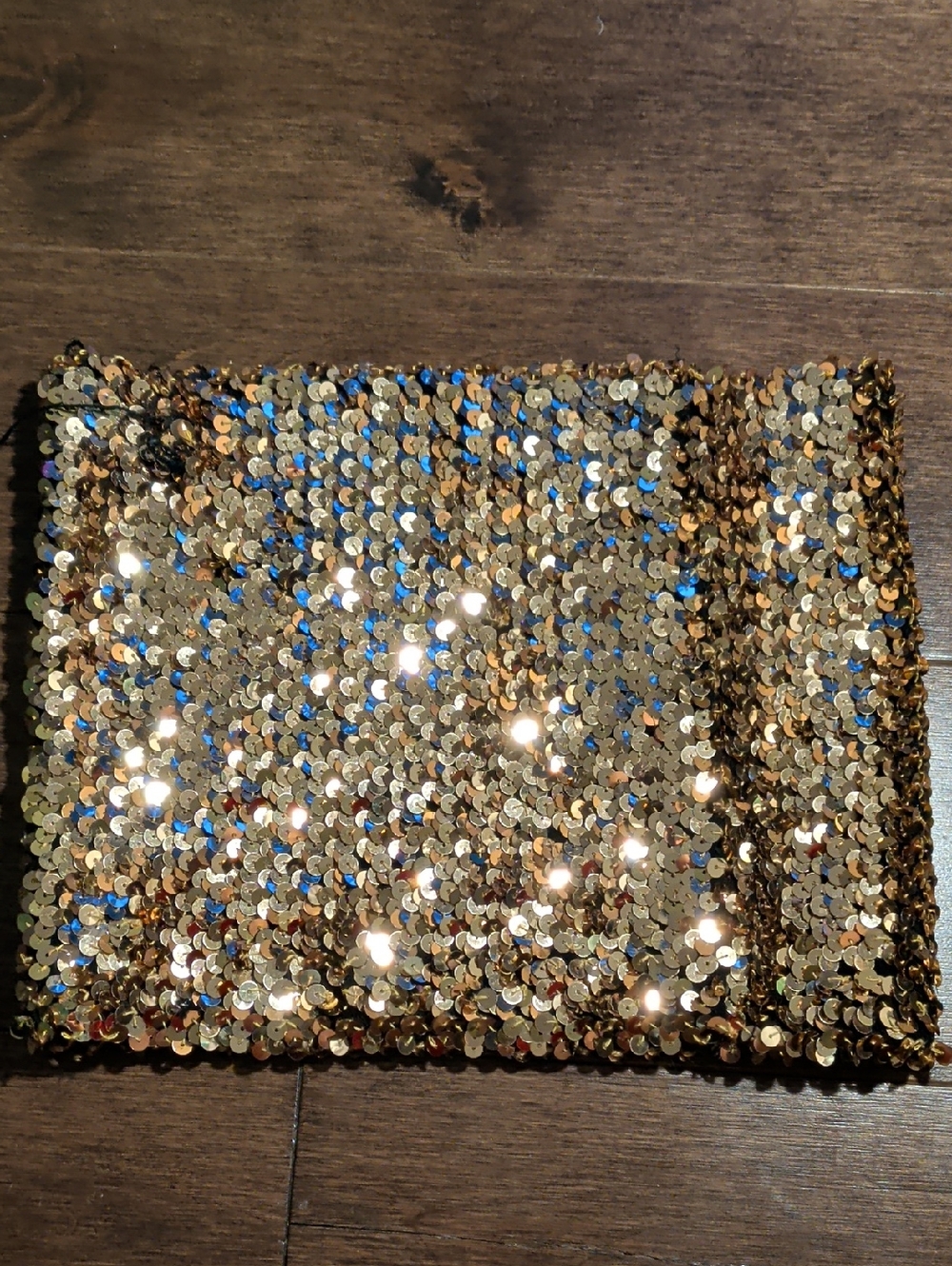 Gold Sequin Crop Top -‎ Women